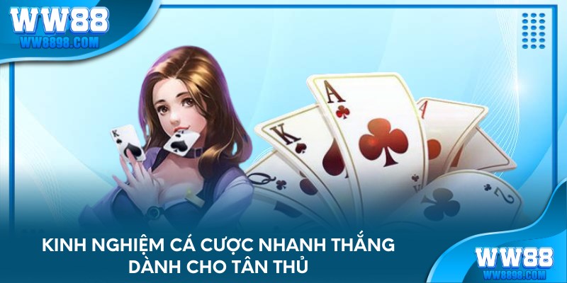 Kinh nghiệm cá cược nhanh thắng dành cho tân thủ