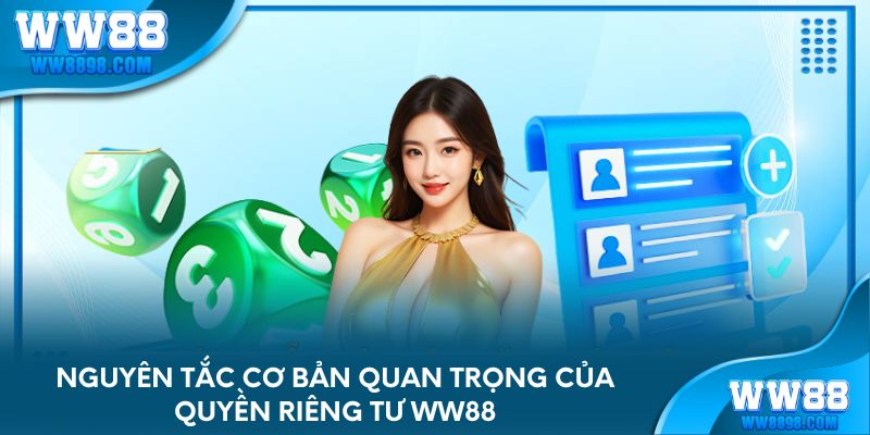 Nguyên tắc cơ bản quan trọng của quyền riêng tư WW88