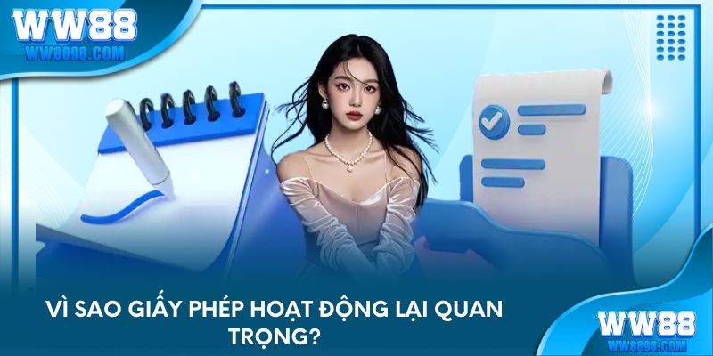 Vì sao giấy phép hoạt động WW88 lại quan trọng?